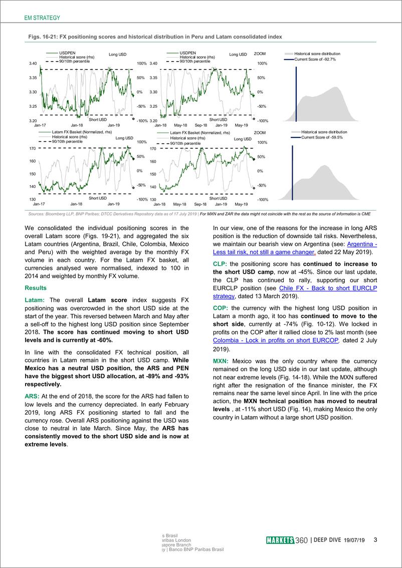 《巴黎银行-新兴市场-外汇策略-巴黎银行外汇定位：美元空头在各新兴市场增加-20190719-16页》 - 第4页预览图