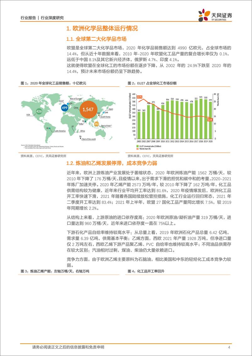 《石油石化行业：能源转型下，欧洲炼化乙烯行业的现状与趋势-20220701-天风证券-21页》 - 第5页预览图