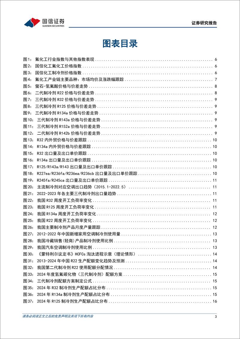 《氟化工行业2024年4月月度观察：制冷剂保持高景气，多地推进萤石矿专项整治-240426-国信证券-36页》 - 第3页预览图