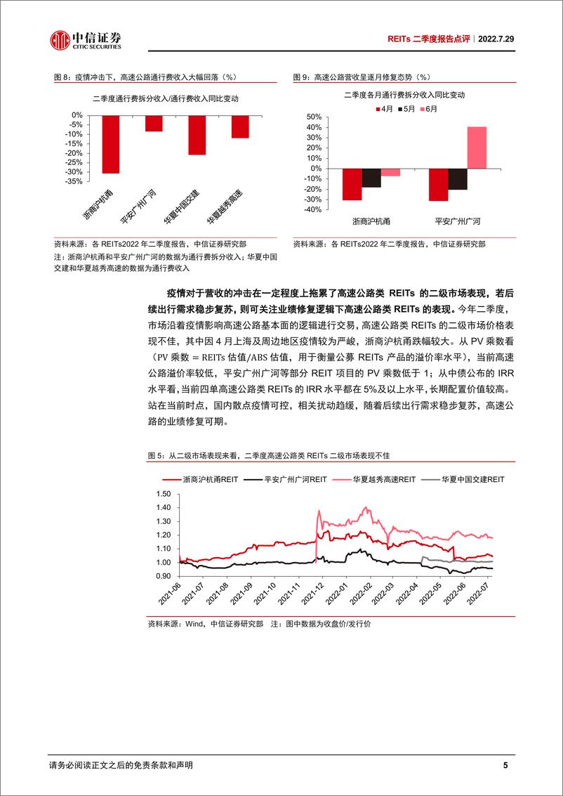 《REITs行业二季度报告点评：疫情的压力测试下，REITs经营表现如何？-20220729-中信证券-17页》 - 第6页预览图