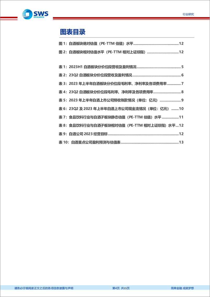 《食品饮料行业白酒2023年中报总结：高端酒稳健，次高端分化，地产酒强势-20230905-申万宏源-15页》 - 第5页预览图