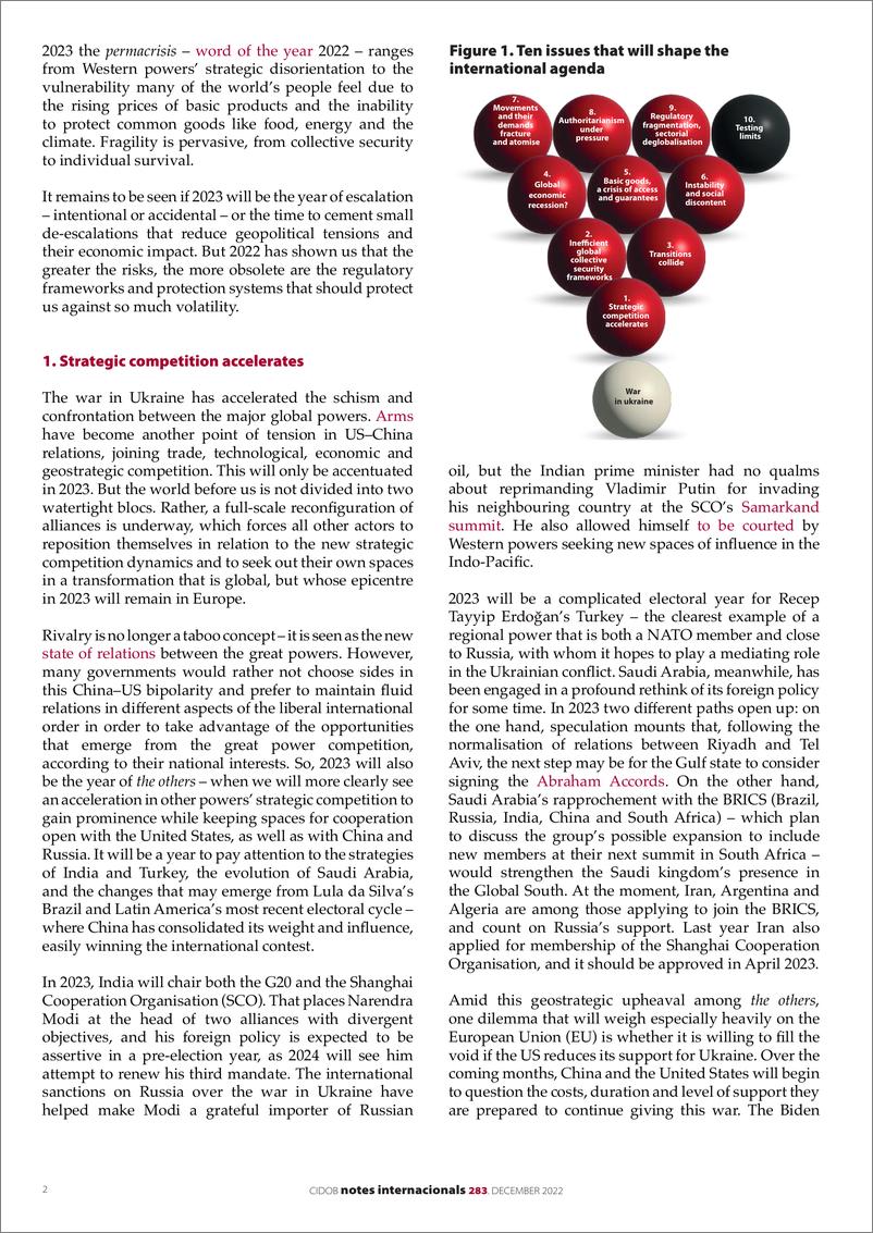 《巴塞罗那国际事务研究中心-2023年的世界：塑造国际议程的十个问题（英）-2022.12-20页》 - 第3页预览图