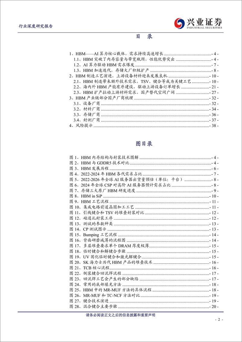 《兴业证券：HBM——AI算力核心载体，产业链迎发展良机》 - 第2页预览图