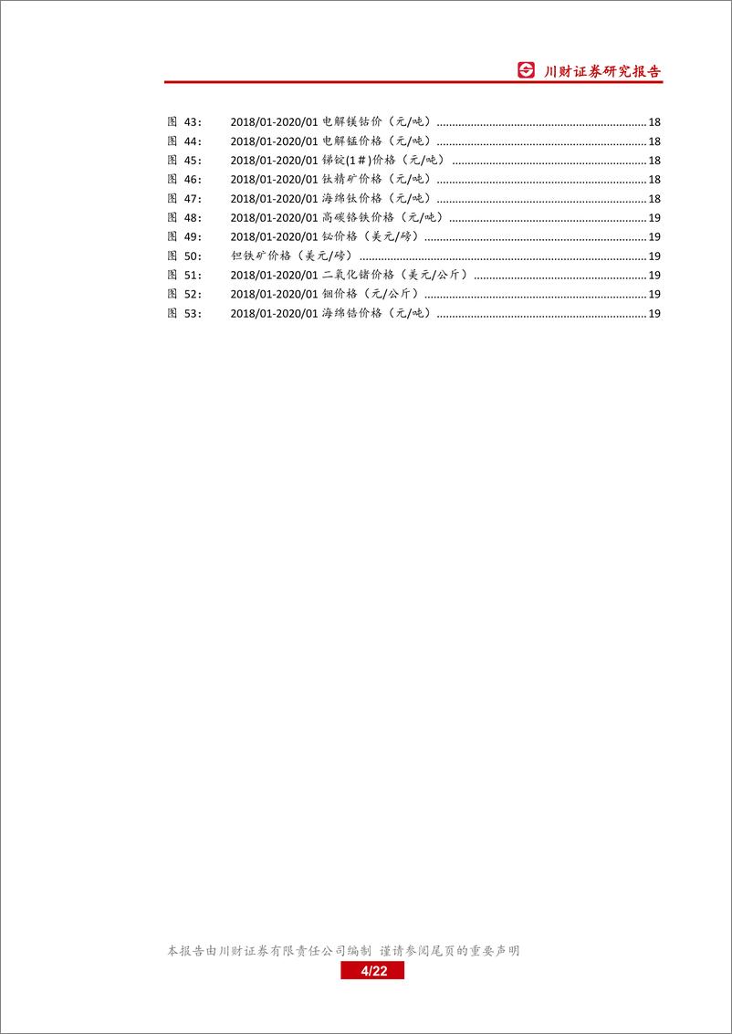 《有色金属行业2月投资策略：特斯拉销量超预期带动钴锂需求-20200210-川财证券-22页》 - 第5页预览图