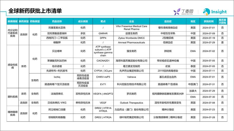 《丁香园_2024年7月全球新药月度报告-数据篇》 - 第7页预览图