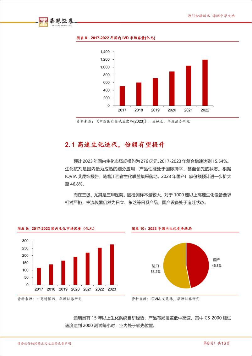 《迪瑞医疗-300396.SZ-华润入主，产品结构持续优化-20240518-华源证券-16页》 - 第8页预览图