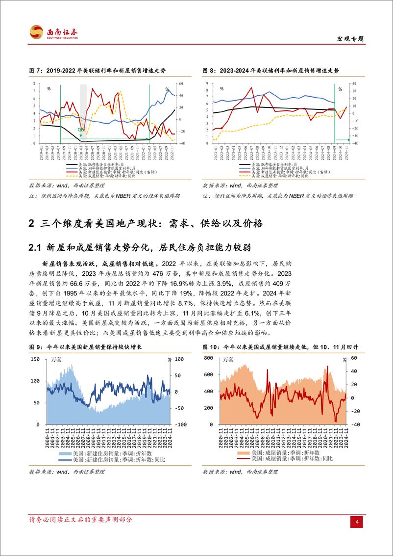 《宏观专题：需求、供给以及房价的三维解析，降息后美国地产该如何展望？-241227-西南证券-20页》 - 第7页预览图