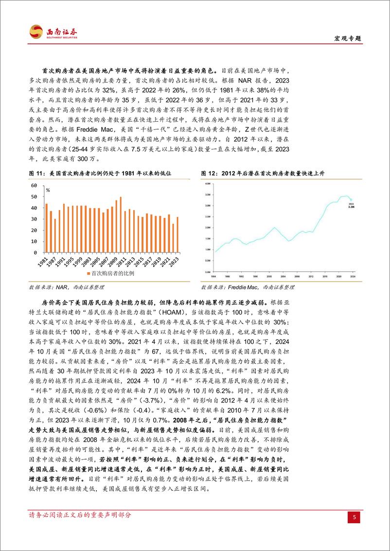 《宏观专题：需求、供给以及房价的三维解析，降息后美国地产该如何展望？-241227-西南证券-20页》 - 第8页预览图