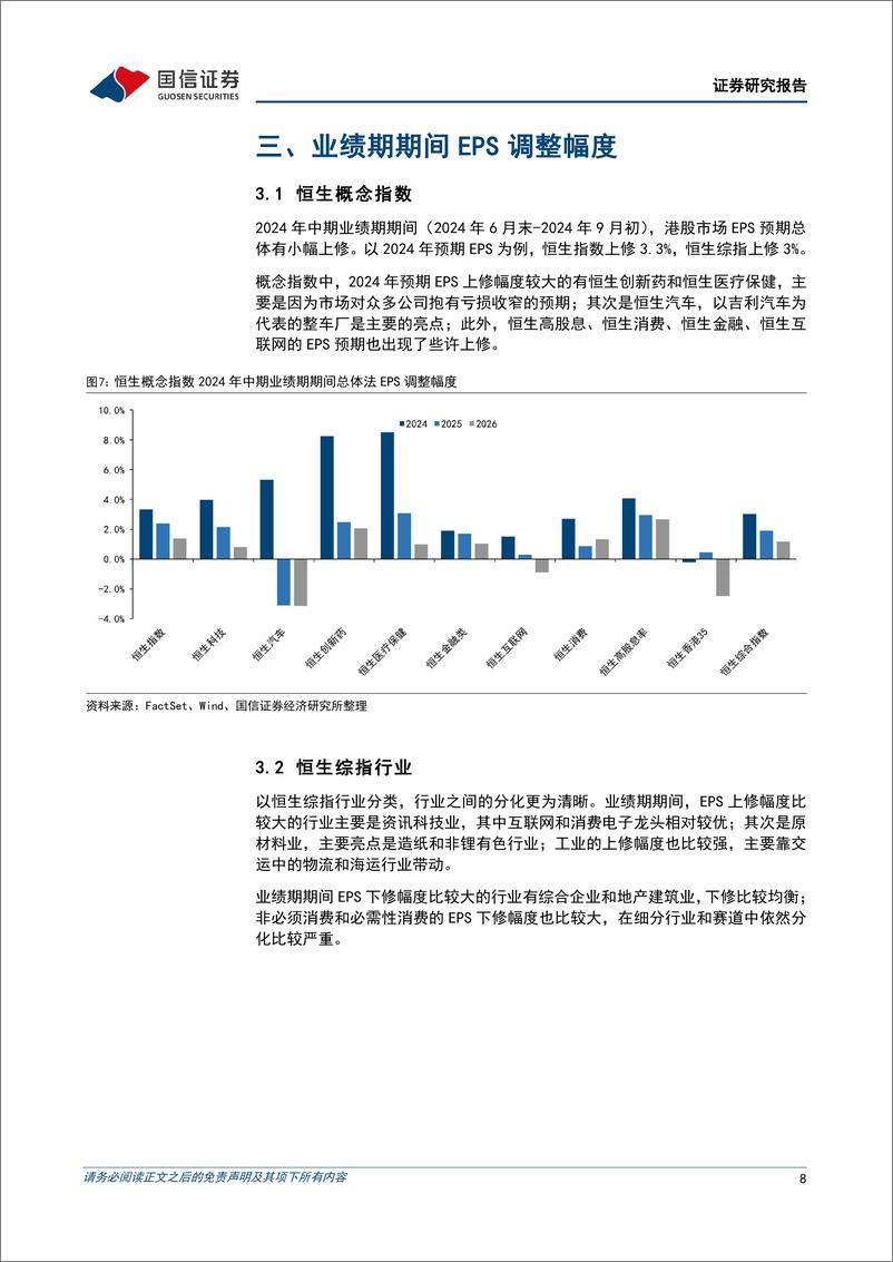 《港股2024年中期业绩总览：业绩总体向好，龙头优势凸显-240903-国信证券-11页》 - 第8页预览图