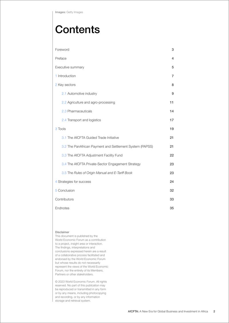 《世界经济论坛-AfCFTA：非洲全球商业和投资的新时代（英）-2023.1-38页》 - 第3页预览图