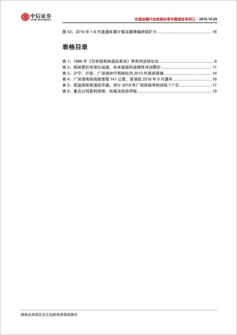 《交通运输行业铁路改革专题报告系列三：对标日本国铁改革，探寻化解融资困局-20191029-中信证券-23页》 - 第5页预览图