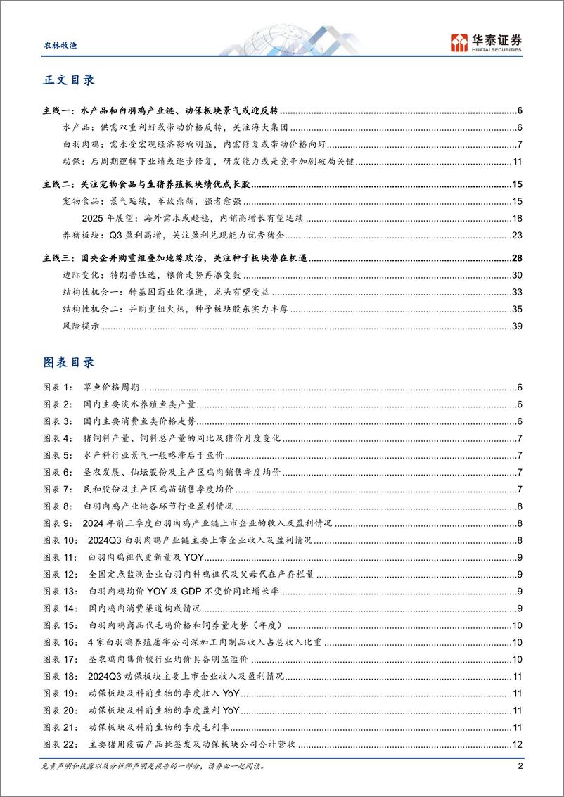 《农林牧渔行业年度策略：三条主线把握2025年农业投资-241126-华泰证券-45页》 - 第2页预览图