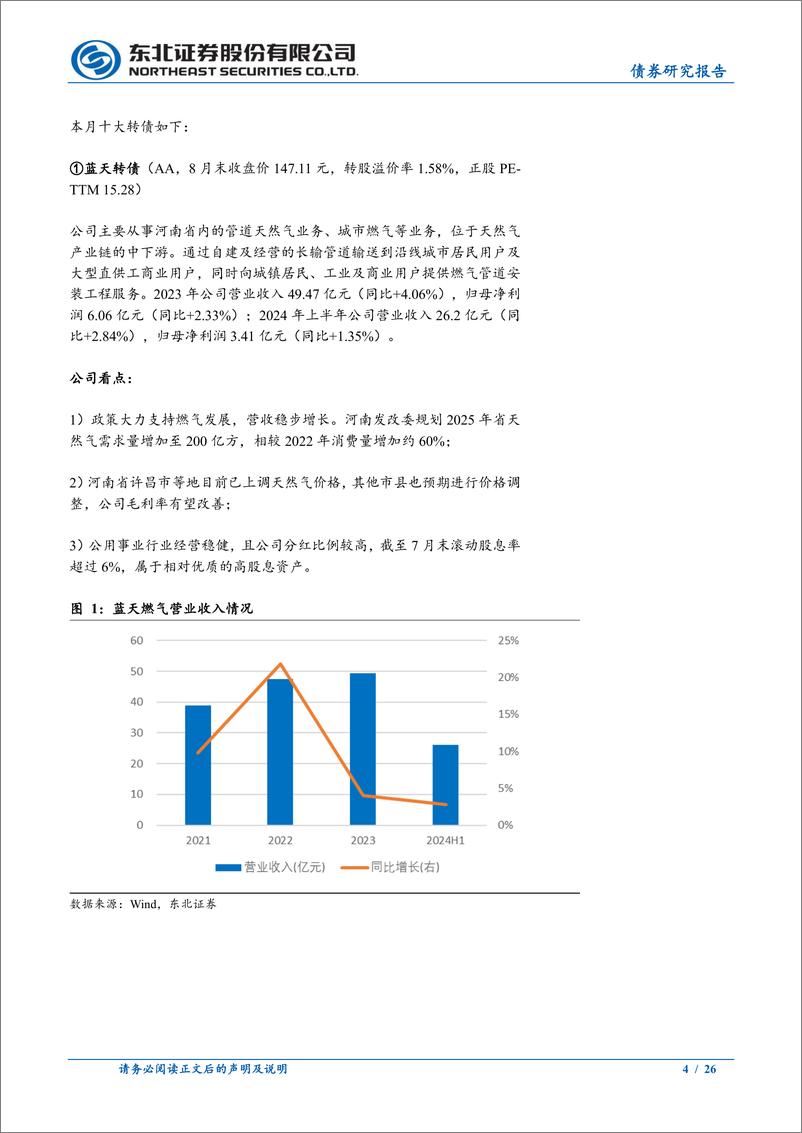 《固收转债分析：2024年9月十大转债-240901-东北证券-26页》 - 第4页预览图