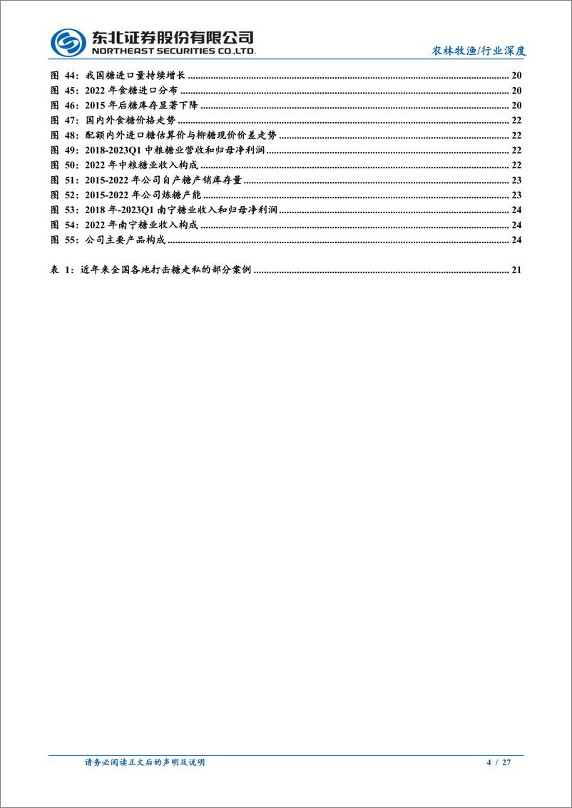 《农林牧渔行业：厄尔尼诺威胁糖料单产，白糖牛市或刚启动-20230630-东北证券-27页》 - 第5页预览图