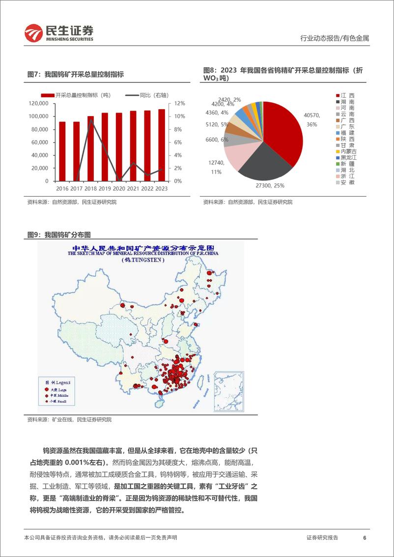 《钨行业跟踪报告：钨矿供需紧张，期待登顶时刻》 - 第6页预览图