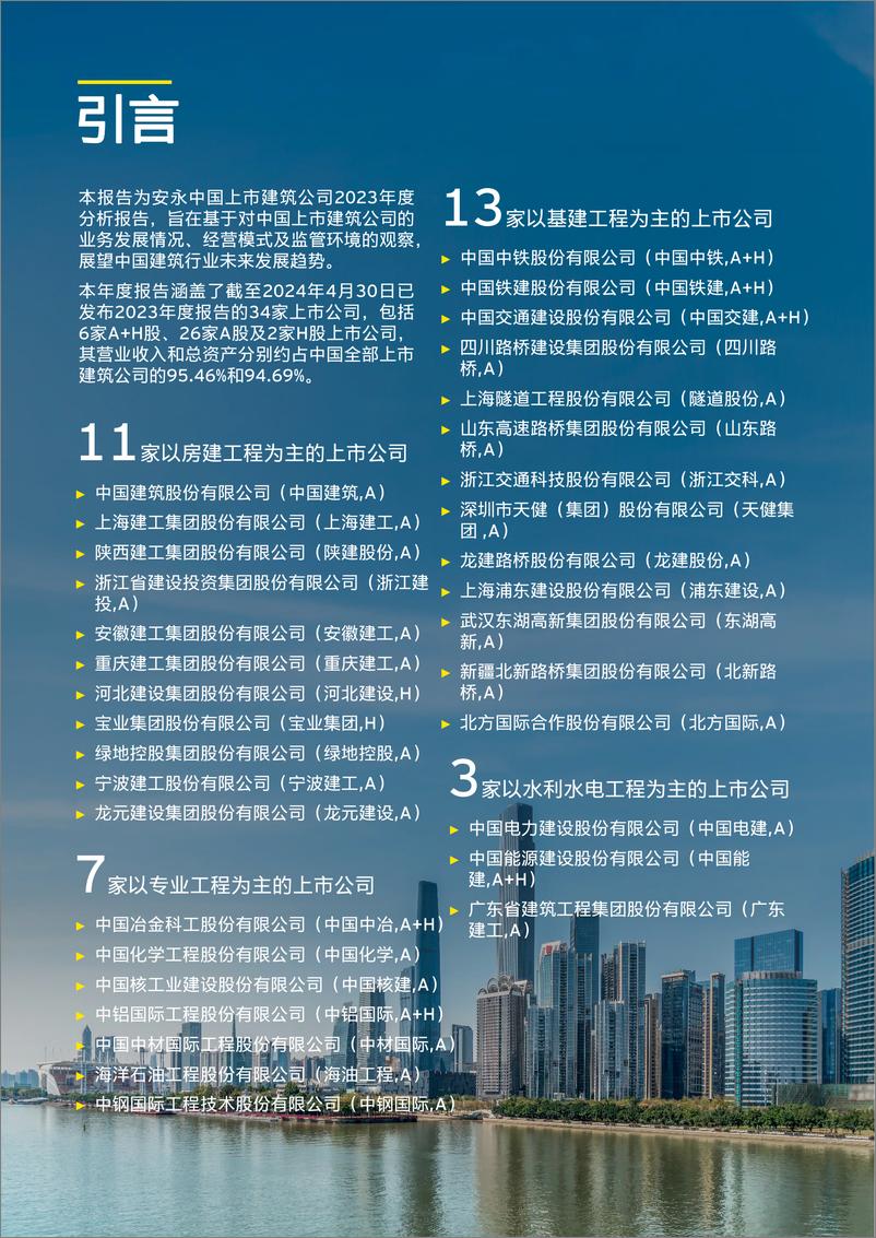 《中国上市建筑公司2023年回顾及未来展望》 - 第2页预览图