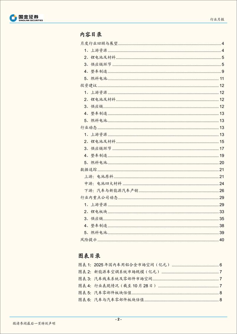 《汽车和汽车零部件行业2019年11月新能源汽车产业链观察：关注消费电子电池龙头和特斯拉供应链-20191110-国金证券-42页》 - 第3页预览图