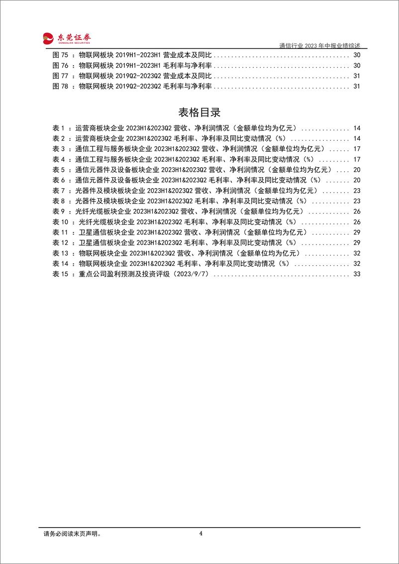 《通信行业2023年中报业绩综述：上半年业绩增速放缓，降本增效成果显现-20230908-东莞证券-35页》 - 第5页预览图