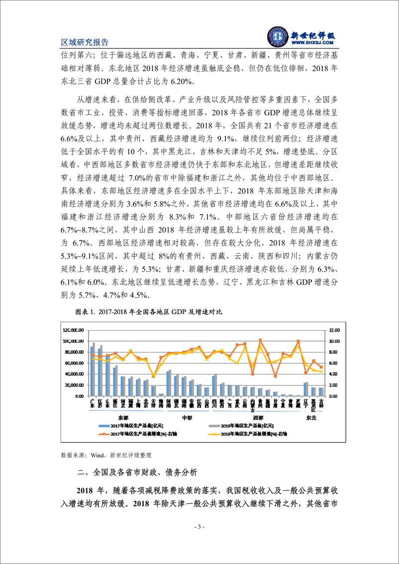 《新世纪评级-2018年全国及各省市经济财政债务分析-2019.3-12页》 - 第4页预览图