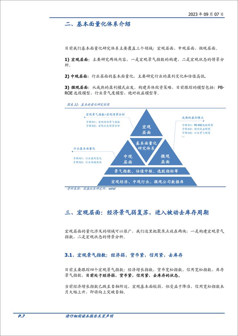 《基本面量化系列研究之二十三：顺周期仍是主线，医药电子可能进入左侧买点-20230907-国盛证券-19页》 - 第8页预览图