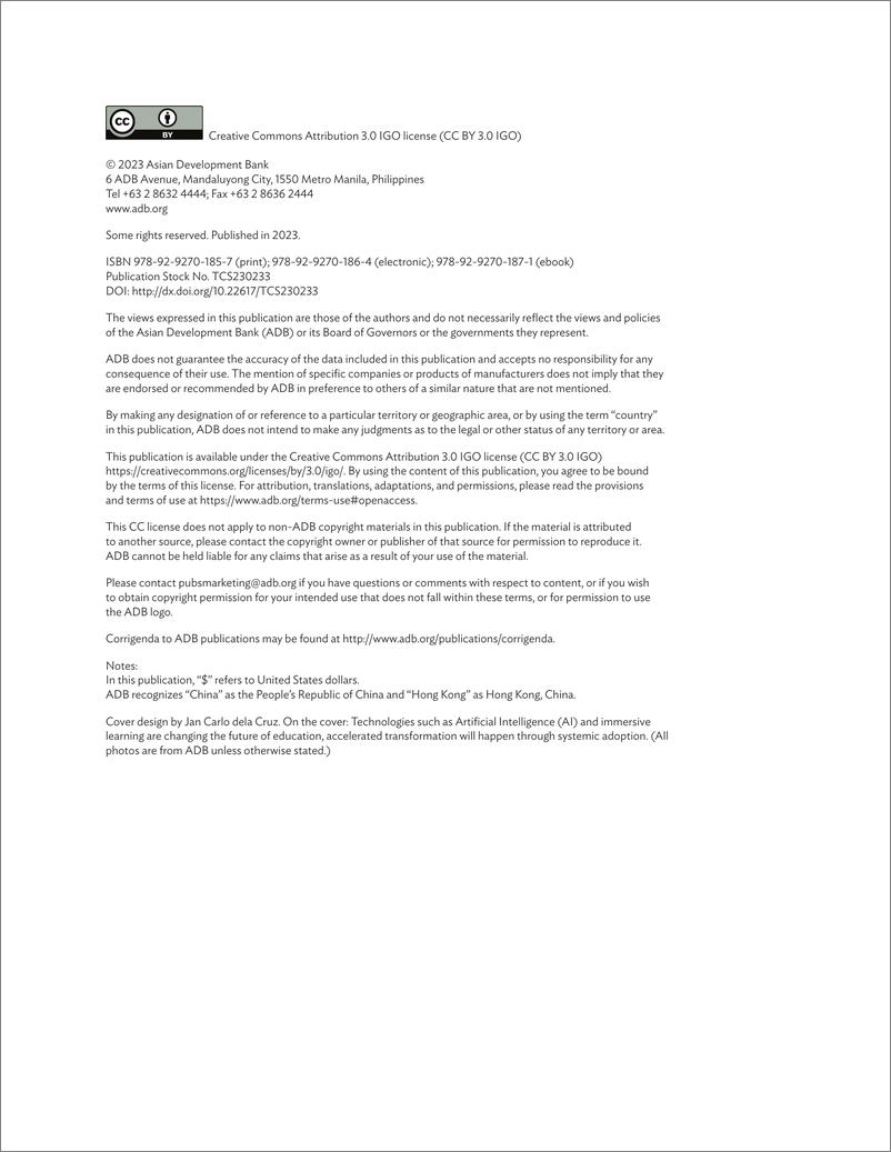 《亚开行-重塑科技包容性教育：证据、实践和路线图（英）-2023.6-98页》 - 第5页预览图