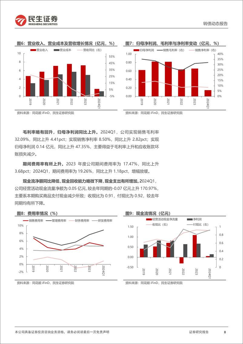 《可转债打新系列：严牌转债，国内过滤材料生产龙头企业-240710-民生证券-14页》 - 第8页预览图