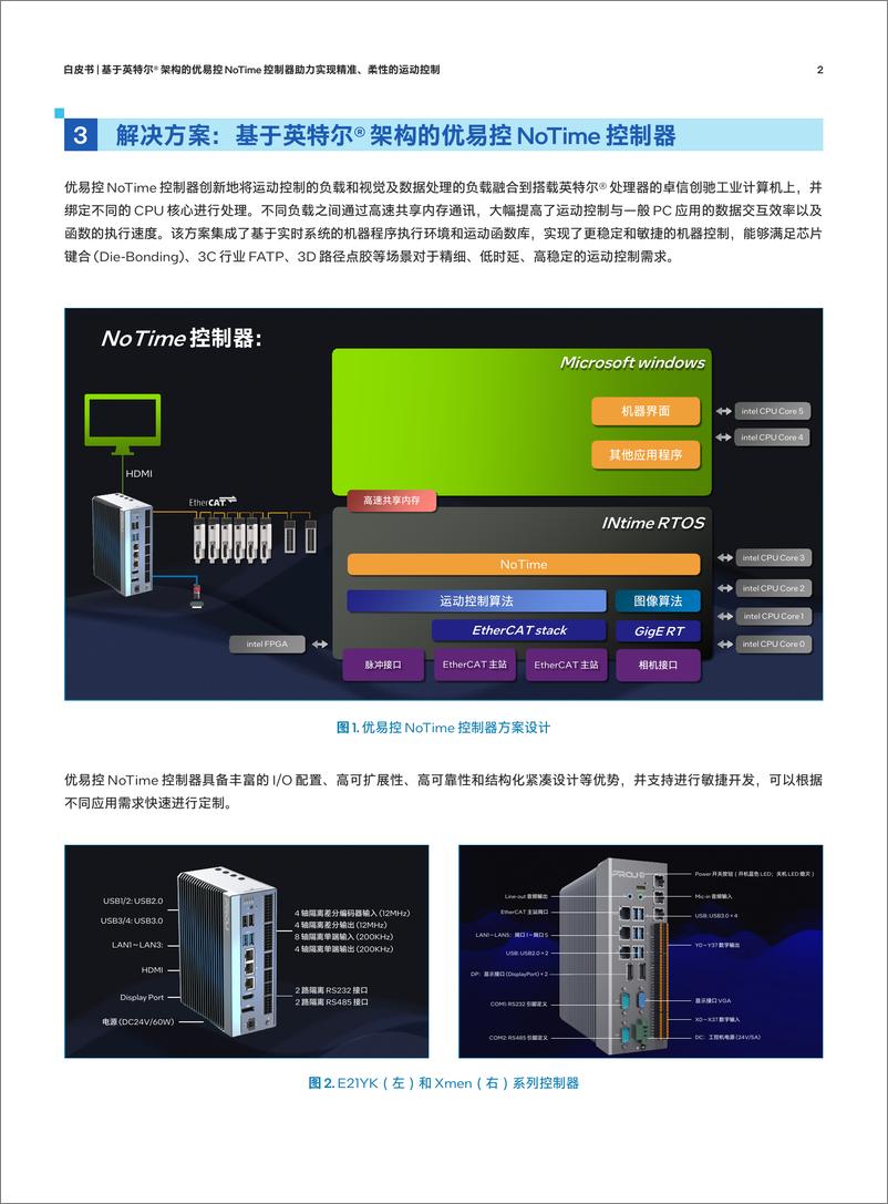 《英特尔（intel）：基于英特尔架构的优易控NoTime控制器白皮书-助力实现精准、柔性的运动控制》 - 第5页预览图