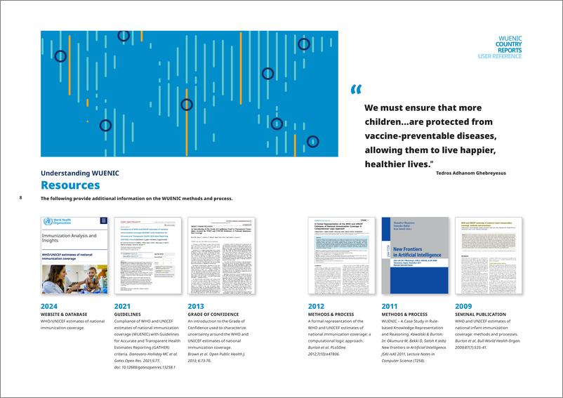 《【世界卫生组织】User Reference to Country Reports of   WHO and UNICEF Estimates of National Infant   Immunization Coverage》 - 第8页预览图