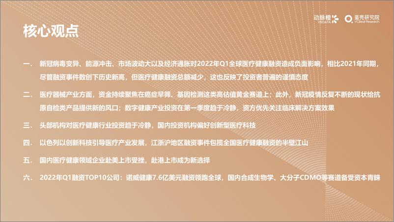 《动脉网蛋壳研究院-2022年Q1全球医疗健康产业资本报告-30页》 - 第5页预览图