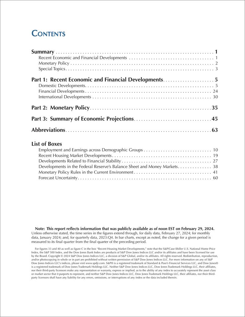 《美联储货币政策报告（2024年3月）-71页》 - 第5页预览图