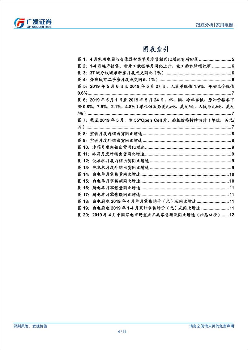 《家用电器行业4月行业数据点评：节日错期增速回落，空调内销继续超预期-持有-20190528-广发证券-14页》 - 第5页预览图