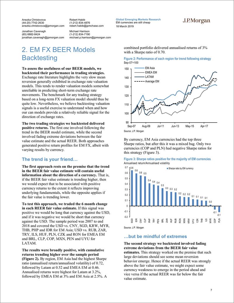 《J.P. 摩根-新兴市场-外汇策略-新兴市场货币依然便宜-2019.3.18-33页》 - 第8页预览图