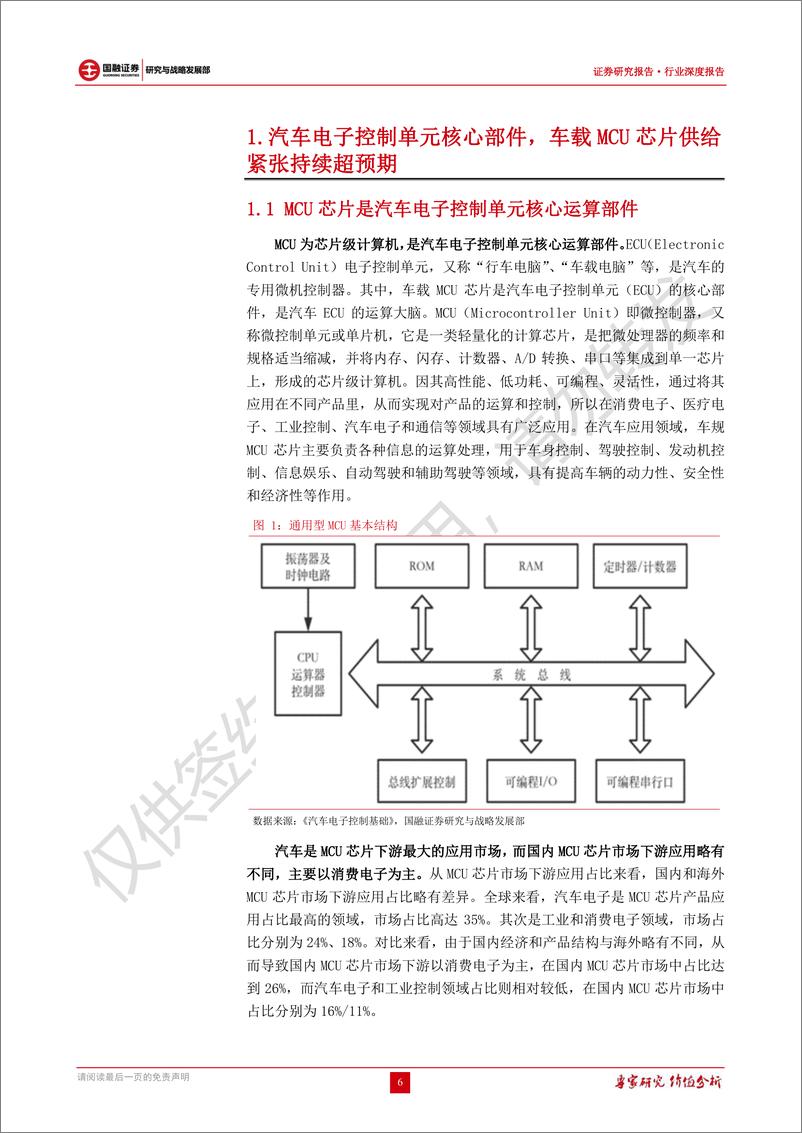 《汽车MCU芯片行业深度报告：电动车智能化乘风起，汽车MCU芯片超预期-20220630-国融证券-27页》 - 第7页预览图