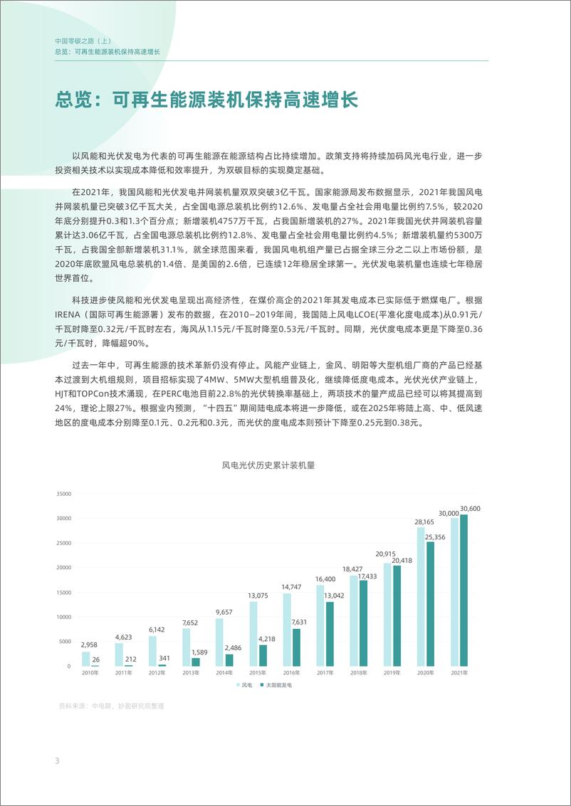 《妙盈研究院：中国零碳之路（上）- 电力供给篇 - 电网侧脱碳的绿色投资机遇-36页》 - 第5页预览图