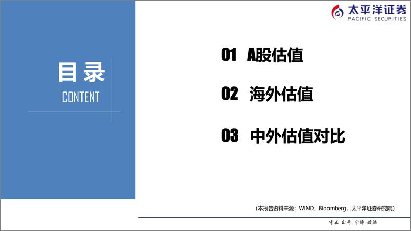 《中外股票估值追踪及对比：贸易战缓和带动消费和科技估值修复-20190816-太平洋证券-26页》 - 第4页预览图