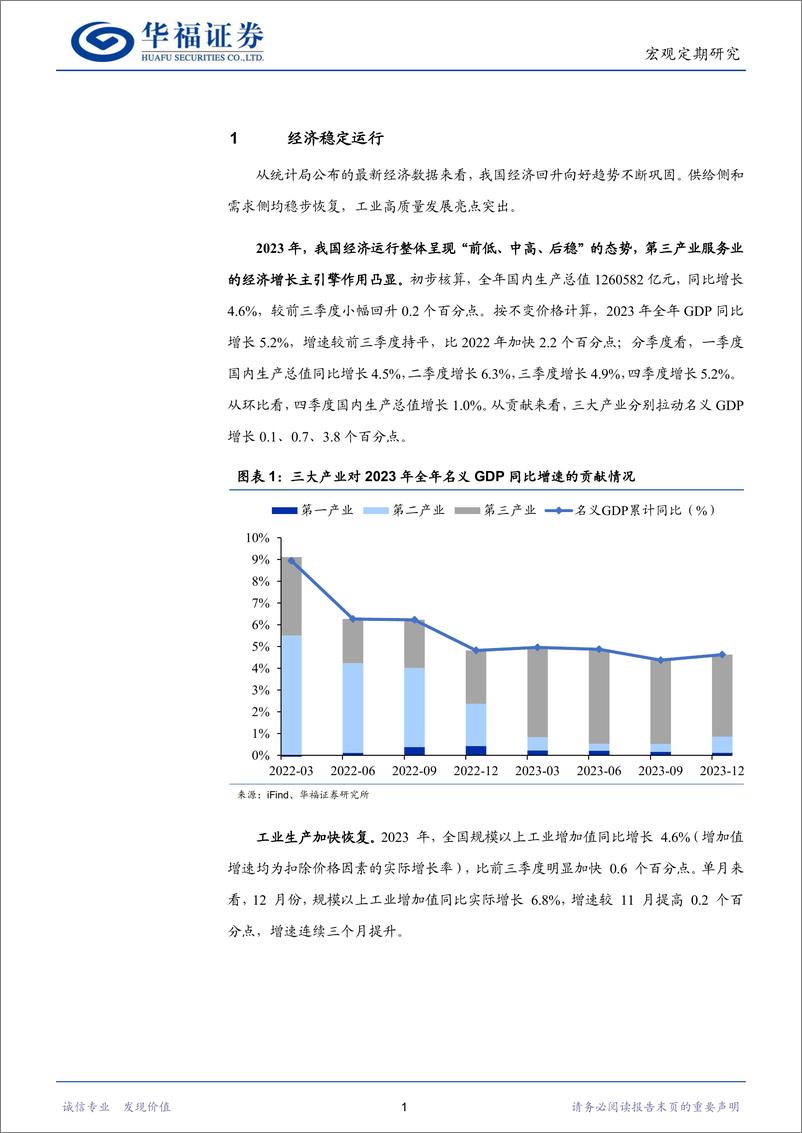 《宏观经济月报：经济稳定向好，政策暖风频吹-20240204-华福证券-16页》 - 第3页预览图