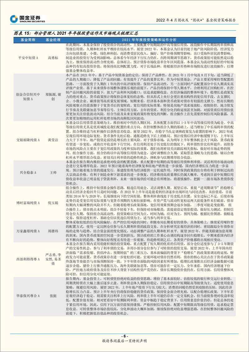 《2022年4月固收及“固收+”基金投资策略报告：灵活把握利率债波段机会，均衡配置稳健收益-20220401-国金证券-22页》 - 第7页预览图