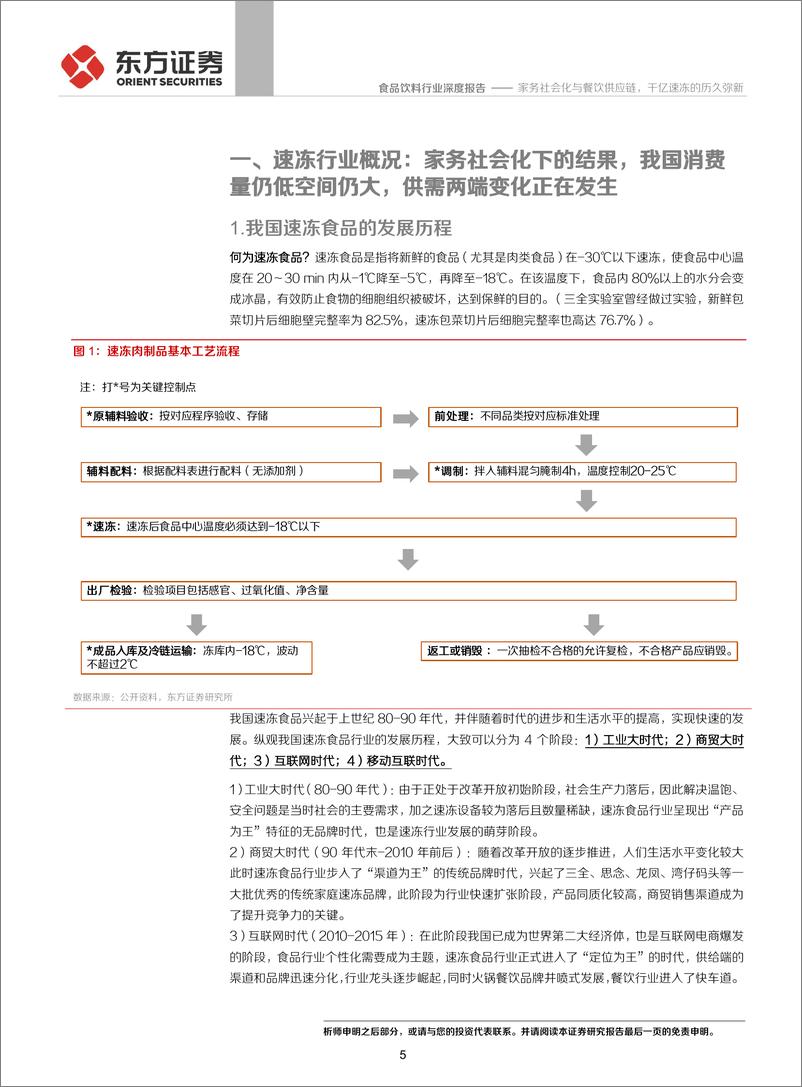 《速冻行业深度报告：家务社会化与餐饮供应链，千亿速冻的历久弥新-20190712-东方证券-37页》 - 第6页预览图