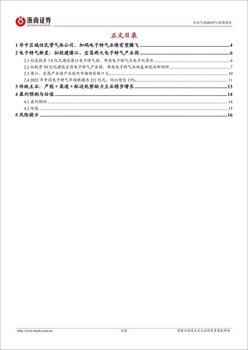 《浙商证券-和远气体-002971-深度报告：华中区域民营气体龙头，加码电子特气业绩有望腾飞-230903》 - 第2页预览图