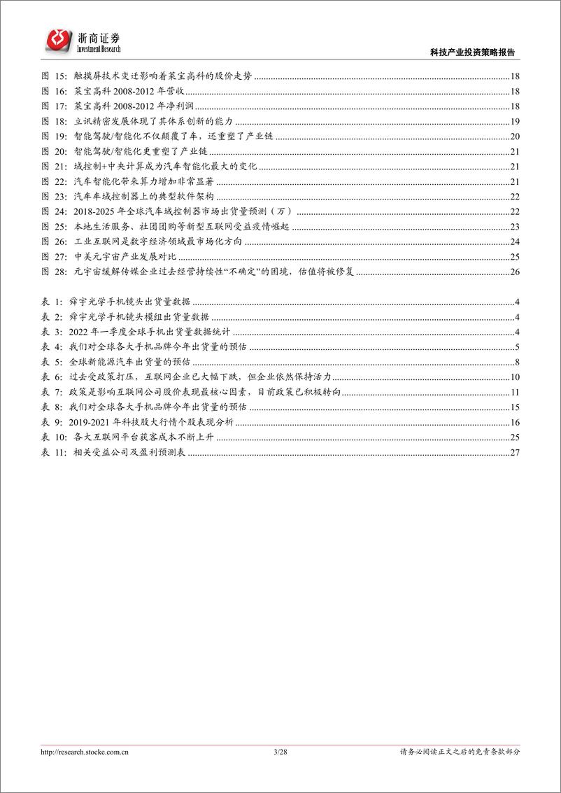 《2022年下半年科技产业投资策略：底部已现，不要悲观，静待反转-20220504-浙商证券-28页》 - 第4页预览图