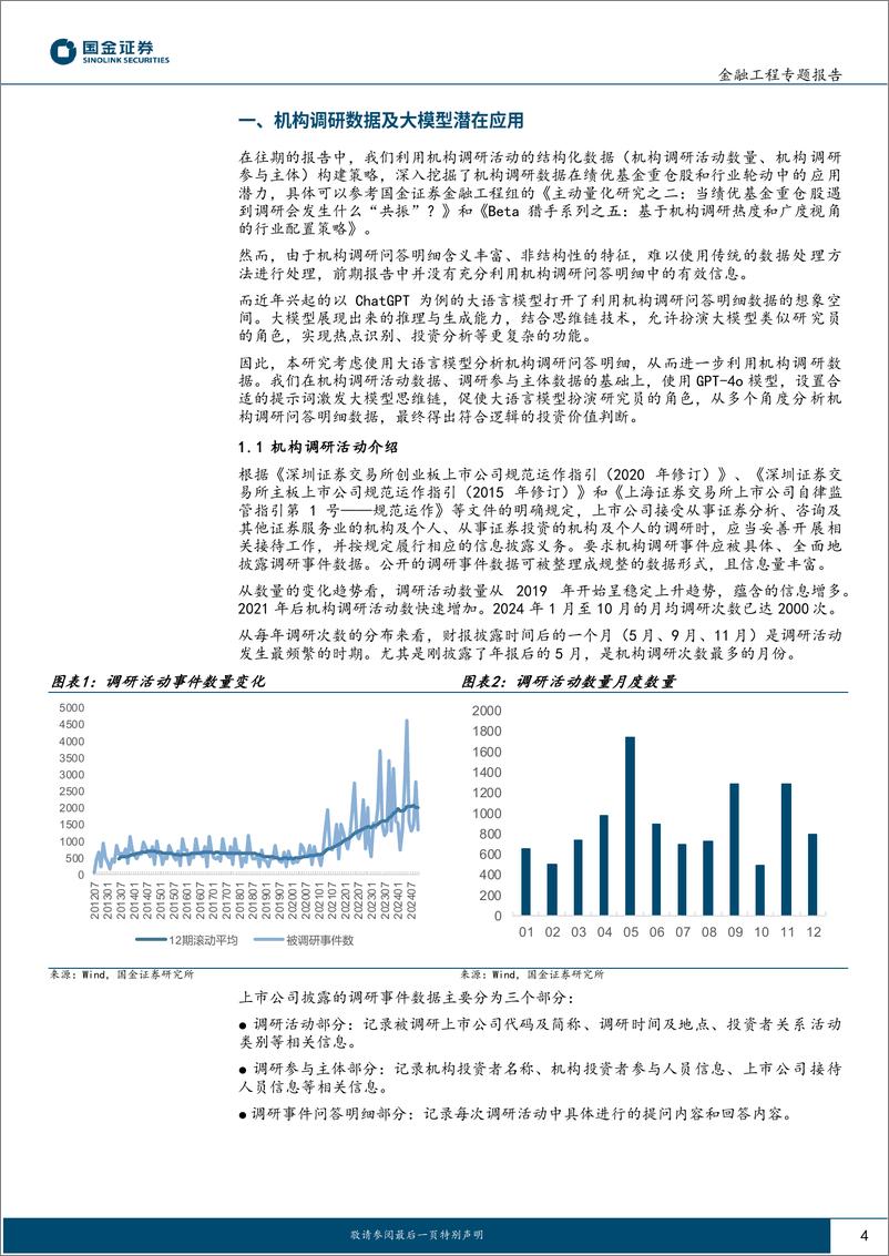 《主动量化研究之三：ChatGPT思维链推理机构调研选股策略-241216-国金证券-21页》 - 第4页预览图