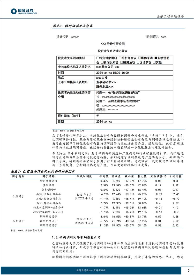 《主动量化研究之三：ChatGPT思维链推理机构调研选股策略-241216-国金证券-21页》 - 第5页预览图