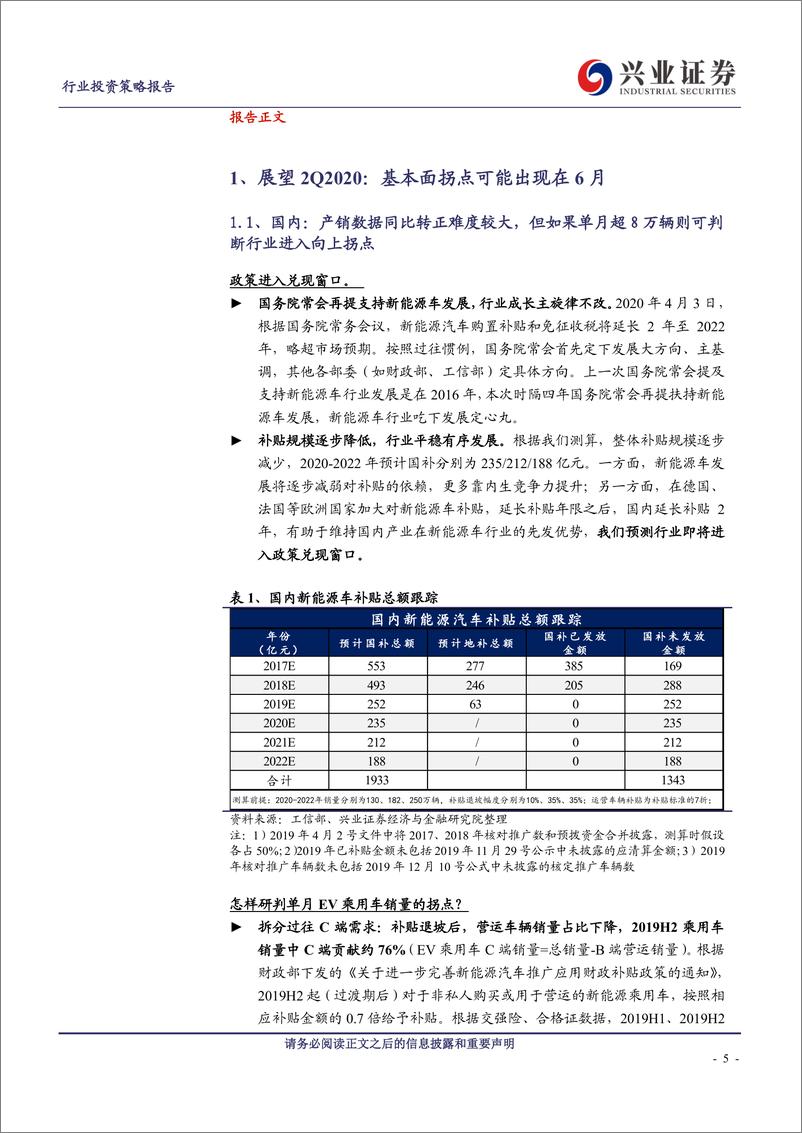 《电动车行业2020年二季度策略报告：聚焦拐点，以长打短-20200413-兴业证券-37页》 - 第6页预览图