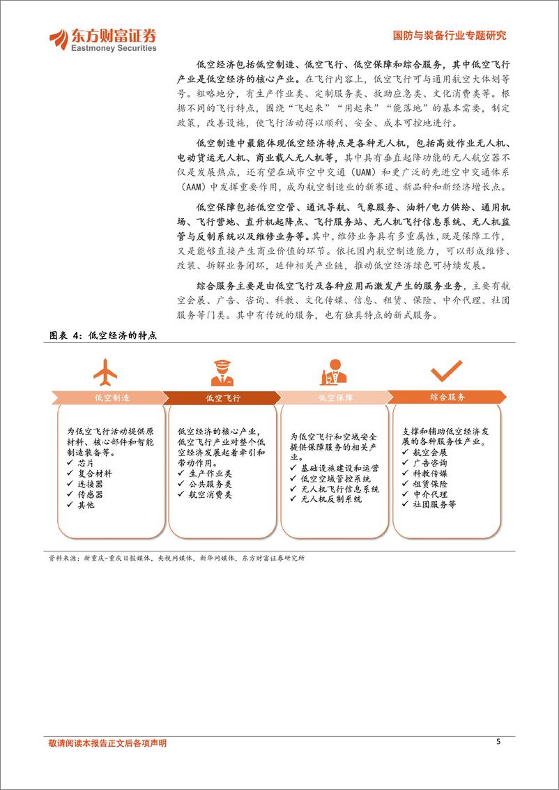 《东方财富证券-国防与装备行业专题研究：低空经济专题-一-：政策加速落地，低空经济腾飞在即》 - 第5页预览图