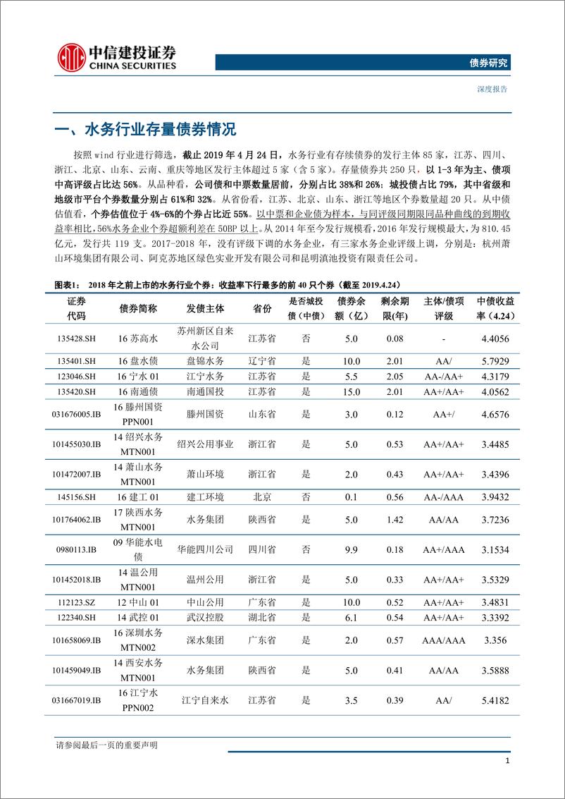 《【城投之境】系列之二：水务行业梳理及评级指标构建-20190426-中信建投-25页》 - 第5页预览图