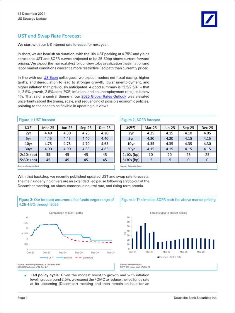 《Deutsche Bank-US Strategy Update US Rates 2025 Outlook Policy in Motion-112203336》 - 第4页预览图