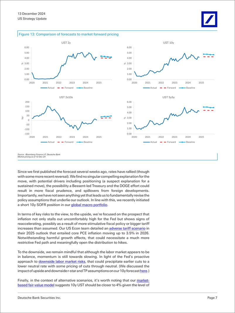 《Deutsche Bank-US Strategy Update US Rates 2025 Outlook Policy in Motion-112203336》 - 第7页预览图