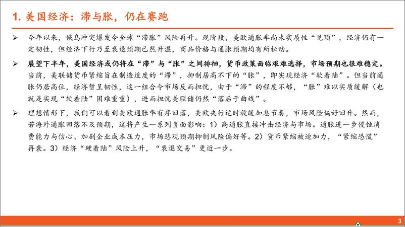 《2022下半年海外经济与市场展望：“滞”与“胀”之争-20220809-平安证券-56页》 - 第5页预览图