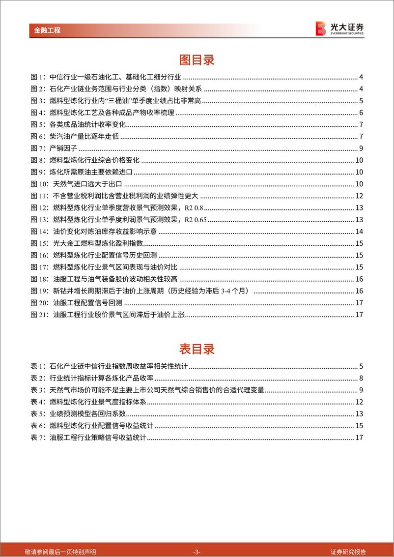 《行业轮动系列报告之五：大炼化主题域景气研究，燃料型炼化与油服-20230217-光大证券-19页》 - 第4页预览图