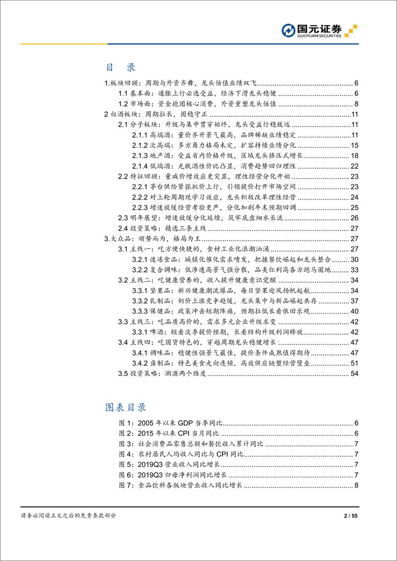 《2020年度食品饮料行业策略报告：固稳守正，顺势而为-20191209-国元证券-55页》 - 第3页预览图